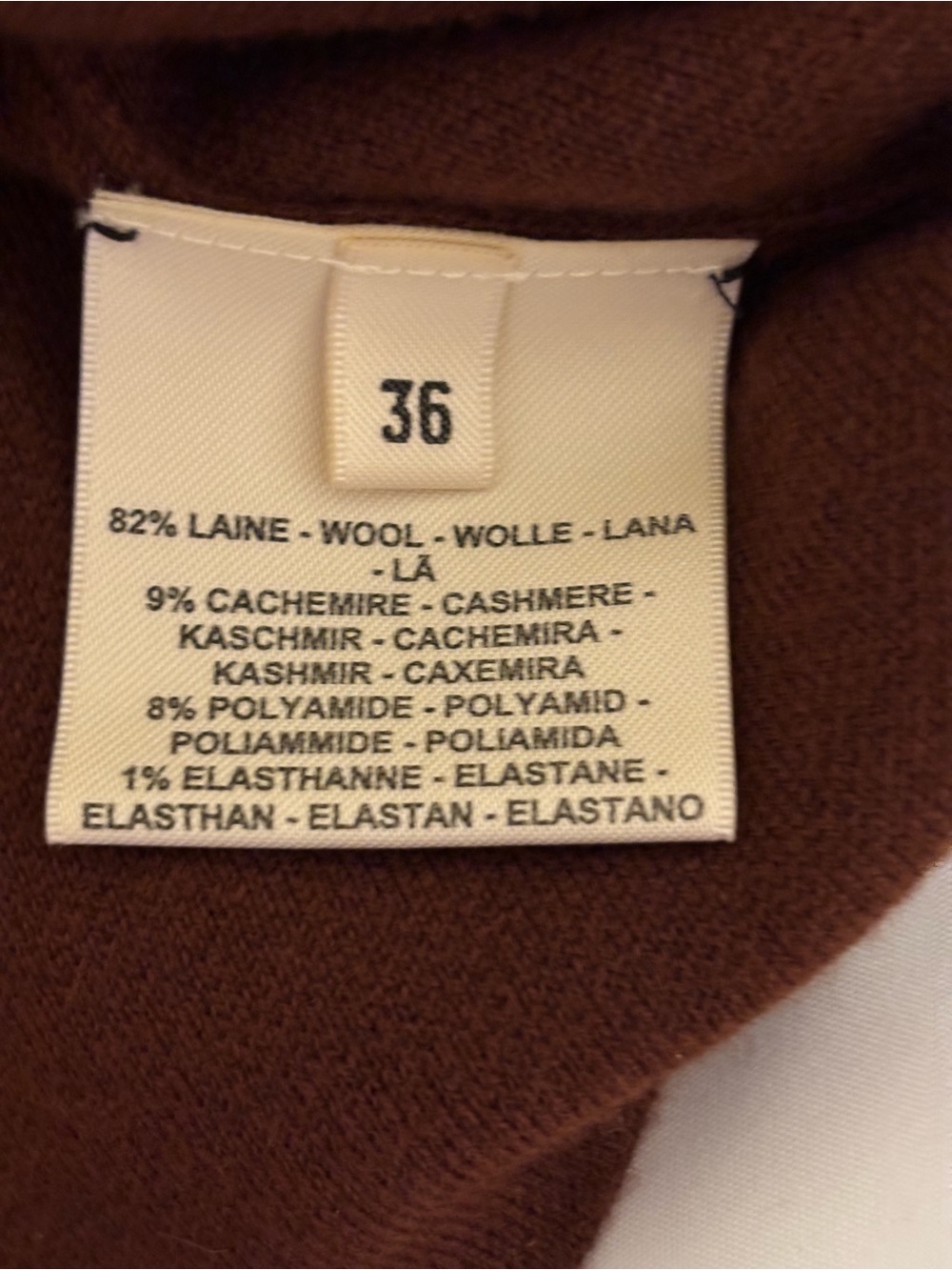 Hermès Paris Wool Cashmere Equestrian Stirrup Sweater Brown Orange Size 36 - Picture 3 of 9